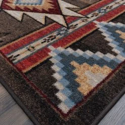 American Dakota Textiles Decor Voices Collection: Bow Strings Brown Area Rugs 11 American Dakota Textiles Decor Voices Collection: Bow Strings Brown Area Rugs