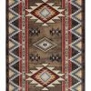 American Dakota Textiles Decor Voices Collection: Bow Strings Brown Area Rugs