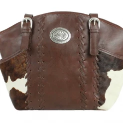 American West Handbags American West Handbag Pendleton Pony Collection: Leather Zip Top Bucket Tote Ladies'