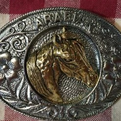 OutWest Shop Accessory: Trophy Buckle Arabian Horsehead Ladies'