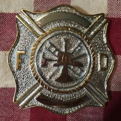 OutWest Shop Accessory: Trophy Buckle Fire Department Two Tone Ladies'