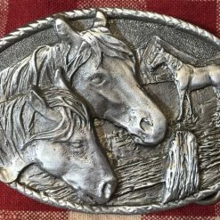 OutWest Shop Ladies' Accessory: Trophy Buckle Horses Across The Fence