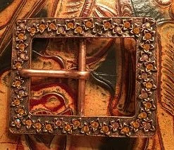 OutWest Shop Ladies' Accessory: Rectangle Buckle With Crystals