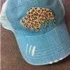 Original Cowgirl Clothing Cap: Trucker Bison Leopard Spots Ladies'