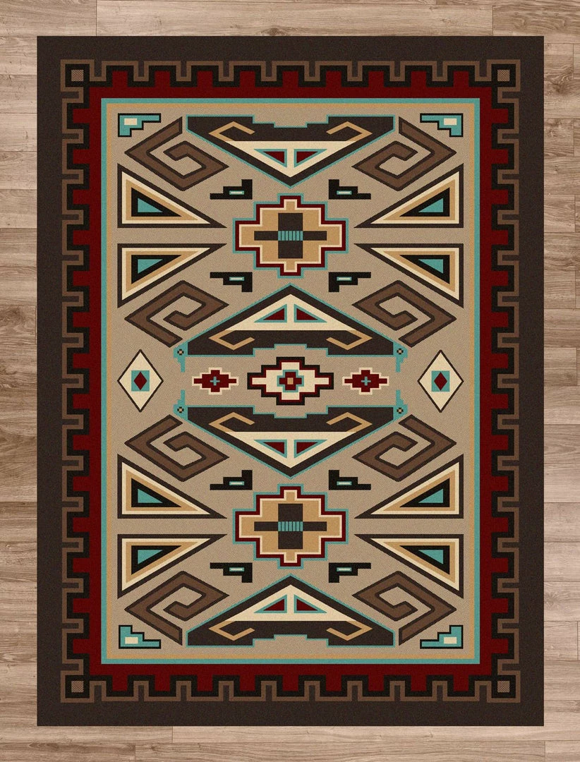 American Dakota Textiles Decor Cabin Collection: Butte Area Rugs 4 American Dakota Textiles Decor Cabin Collection: Butte Area Rugs