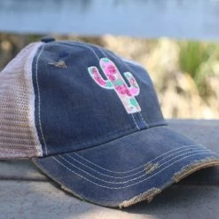 Original Cowgirl Clothing Cap: Rose Cactus Ladies'