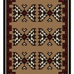 American Dakota Textiles Cabin Collection: Cami Blanket Area Rugs