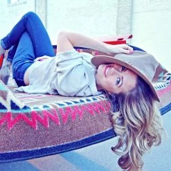 American Dakota Textiles Trader Collection: Canyon Cross Sunset Area Rugs