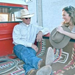 American Dakota Textiles Trader Collection: Canyon Cross Sunset Area Rugs