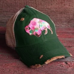 Original Cowgirl Clothing Cap: Buffalo Rose