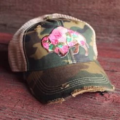 Original Cowgirl Clothing Cap: Buffalo Rose
