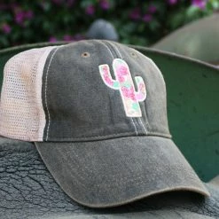 Original Cowgirl Clothing Cap: Rose Cactus Ladies'