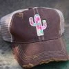 Original Cowgirl Clothing Cap: Rose Cactus Ladies'