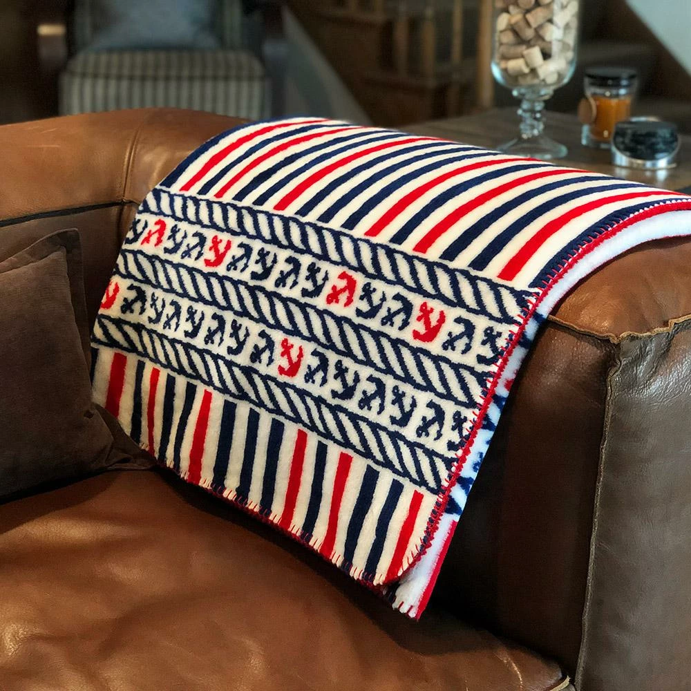 Decor Denali Blankets Collection: Captain's Stripes 3 Decor Denali Blankets Collection: Captain's Stripes