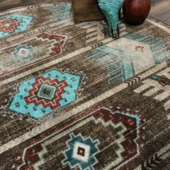 American Dakota Textiles Decor Voices Collection: Carlsbad Distressed Area Rugs