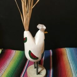Candi John Folk Art Navajo Hand Carved Small Chef Chicken Decor
