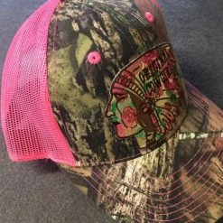 Original Cowgirl Clothing Cap: Chief Rose Print Mossy Oak