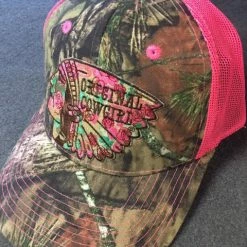 Original Cowgirl Clothing Cap: Chief Rose Print Mossy Oak