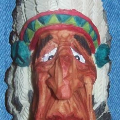 Spit 'n' Whittle Decor Bottle Stopper: Chief Stinky Foot
