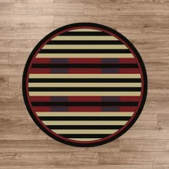 American Dakota Textiles Cabin Collection: Chief Stripe Area Rugs Decor