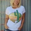 Ladies' Original Cowgirl Clothing T-Shirts: Go Climb A Cactus