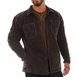 Scully Leather Company Men's Farthest Point Collection Jacket: Outdoor Coronado