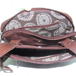 American West Handbags American West Handbag Lariats & Lace Collection: Crossbody Multi-Compartment Bag