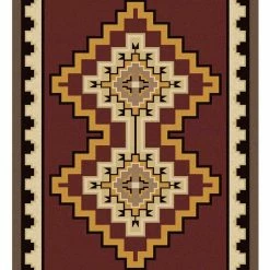 American Dakota Textiles Decor Voices Collection: Council Fire Area Rugs