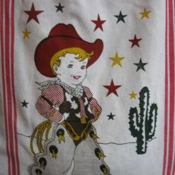 OutWest Shop Little Cowboy Flour Sack Tote Made In The USA For Home