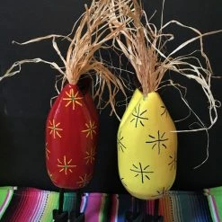 Edith Herbert John Decor Folk Art Navajo Hand Carved Medium Standing Chicken Cowboy