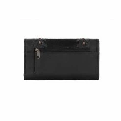 American West Handbags American West Handbag Cow Town Collection: Leather Tri-Fold Western Wallet