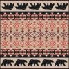 American Dakota Textiles Decor National Park Collection: Cozy Bears Area Rugs