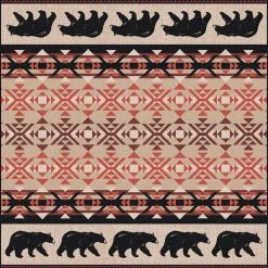 American Dakota Textiles Decor National Park Collection: Cozy Bears Area Rugs