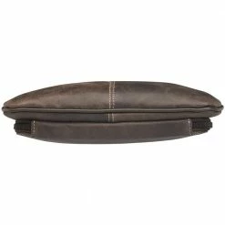 OutWest Shop Ladies' Concealed Carry Crossbody Shoulder Flat Bag Brown