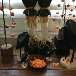 Edith Herbert John Decor Folk Art Navajo Hand Carved Medium Crow 14 Edith Herbert John Decor Folk Art Navajo Hand Carved Medium Crow