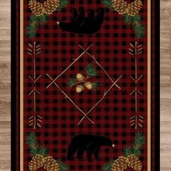 American Dakota Textiles Decor National Park Collection: Deep Woods Area Rugs