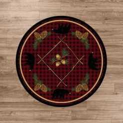 American Dakota Textiles Decor National Park Collection: Deep Woods Area Rugs