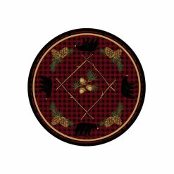 American Dakota Textiles Decor National Park Collection: Deep Woods Area Rugs