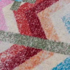 American Dakota Textiles Trader Collection: Shake Your Shawl Bright Distressed Area Rugs