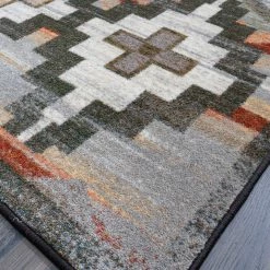 American Dakota Textiles Trader Collection: Shake Your Shawl Harvest Distressed Area Rugs Decor