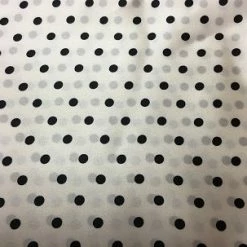 Cowboy Images Wild Rags Cowboy Images Accessory: Scarf Charmeuse Dots Black On White