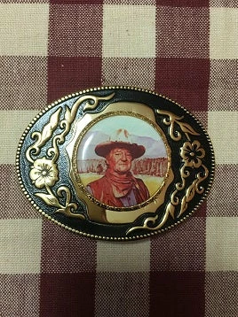 Ladies' Rockmount Ranch Wear Accessory: Buckle The Duke, John Wayne 3 Ladies' Rockmount Ranch Wear Accessory: Buckle The Duke, John Wayne