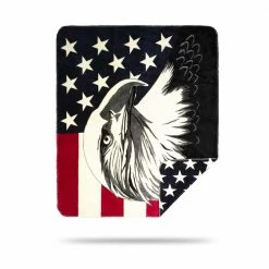 Denali Blankets Collection: Eagle And Stars Decor