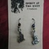 OutWest Shop Spirit Of The West Earrings: Howling Coyote Ladies'