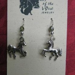 OutWest Shop Spirit Of The West Earrings: Running Horses Ladies'
