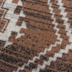 American Dakota Textiles Trader Collection: Rim Shot Earthen Area Rugs