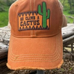 Ladies' Original Cowgirl Clothing Cap: Go Climb A Cactus
