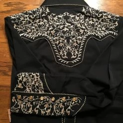 Scully Leather Company Ladies' Women's Vintage Western Shirt Collection: Scully Scroll Embroidery