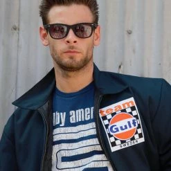 Men's M&P Speed Shop Jacket: GULF Logo