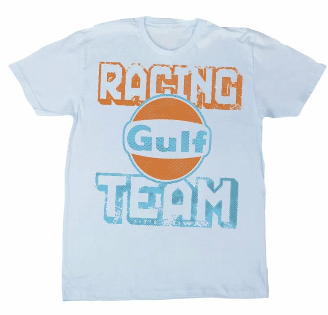 Men's M&P Speed Shop T-Shirt: GULF Racing Team 3 Men's M&P Speed Shop T-Shirt: GULF Racing Team